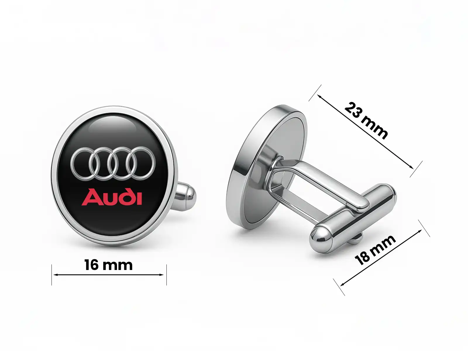 Audi Personalized Cufflinks Men Luxury Edition Gift Set Pro